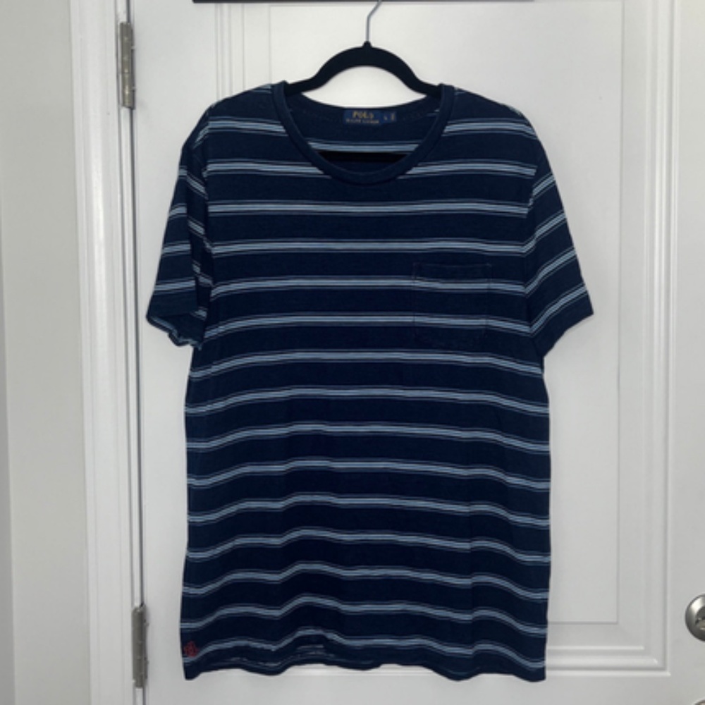 Polo Ralph Lauren Striped T-Shirt | Size: Large